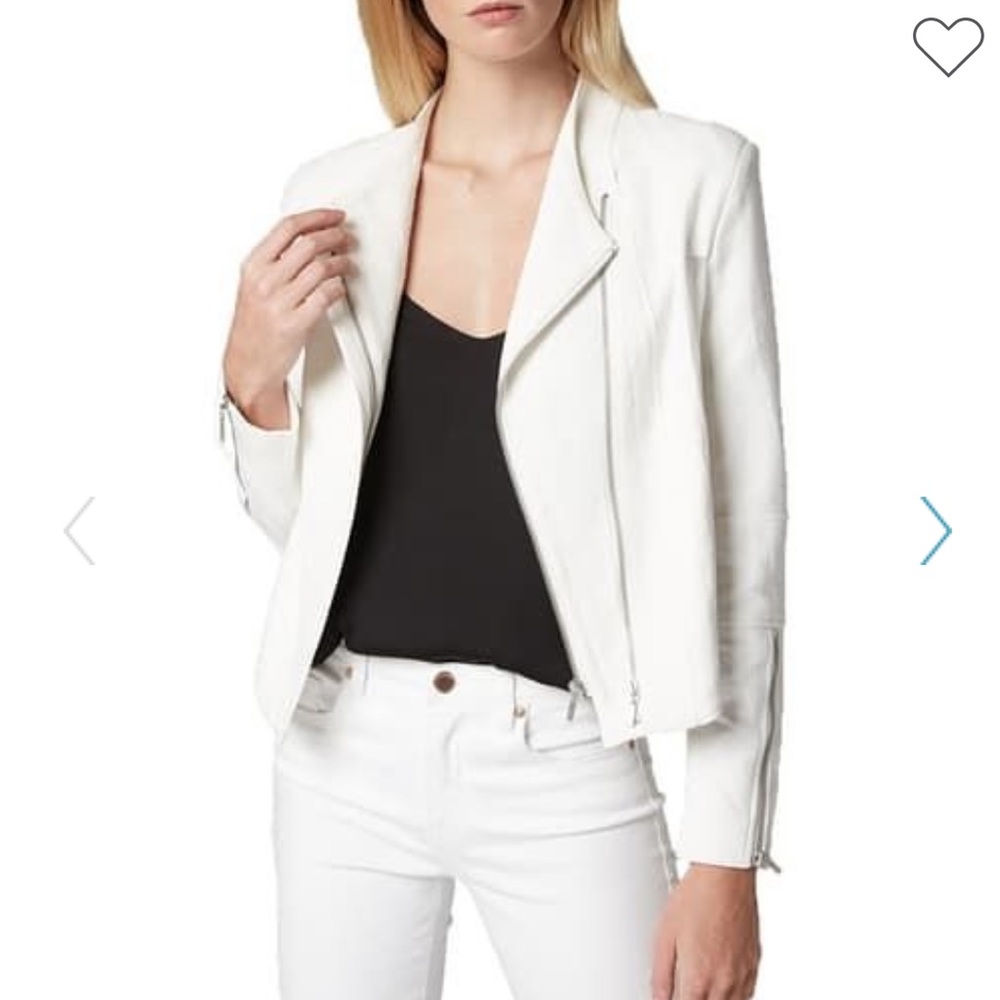 Blank NYC Mesh Detail Crepe Jacket